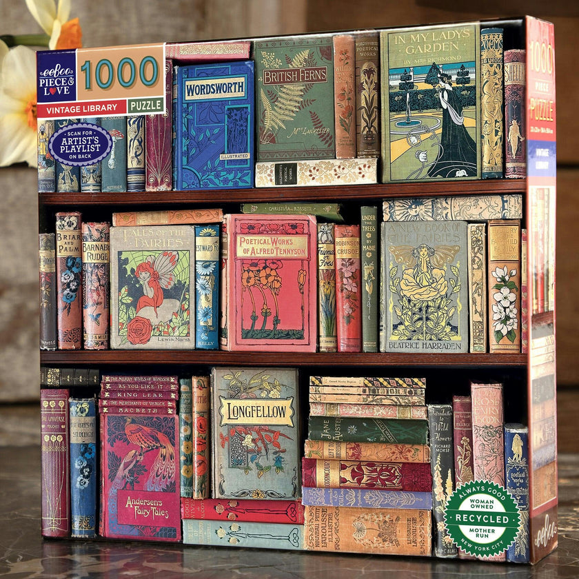 Piece&Love: Vintage Library - 1000 pc Puzzle