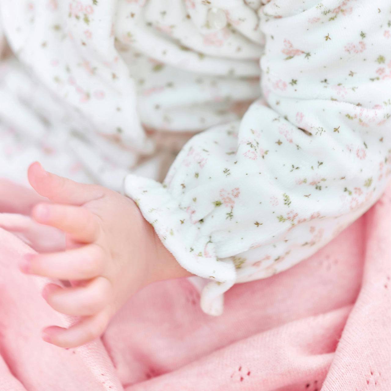 TARTINE ET CHOCOLAT Floral Pointelle Pajamas - Nacre