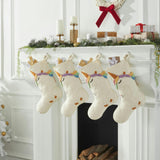 Unicorn Christmas Stocking Hand Felted Wool, Handmade Arcadia Home