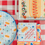 Patriotic Hot Dog Cocktail Napkins