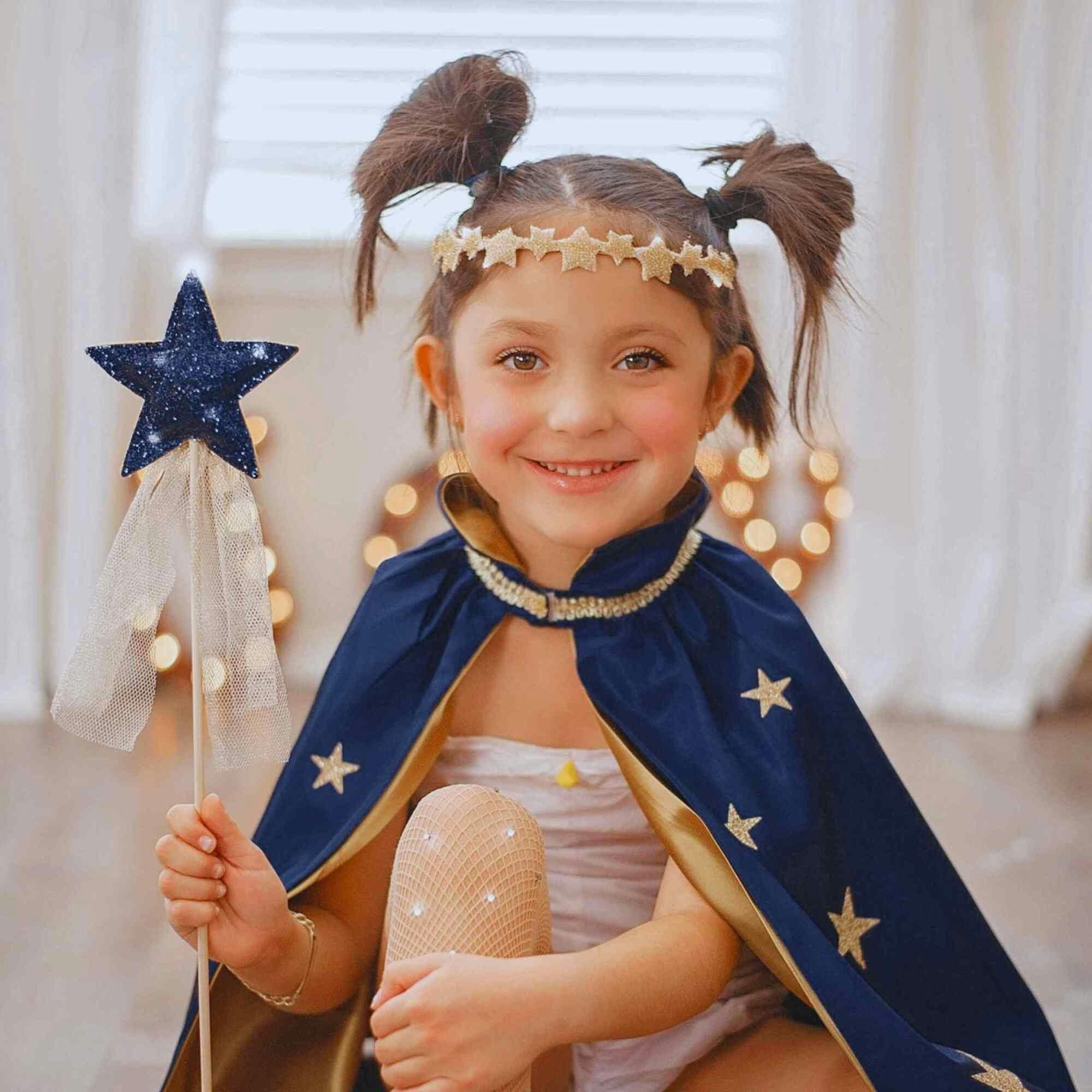 Magical Wizard Cape Set - Navy