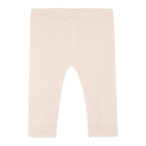 Light pink cashmere leggings