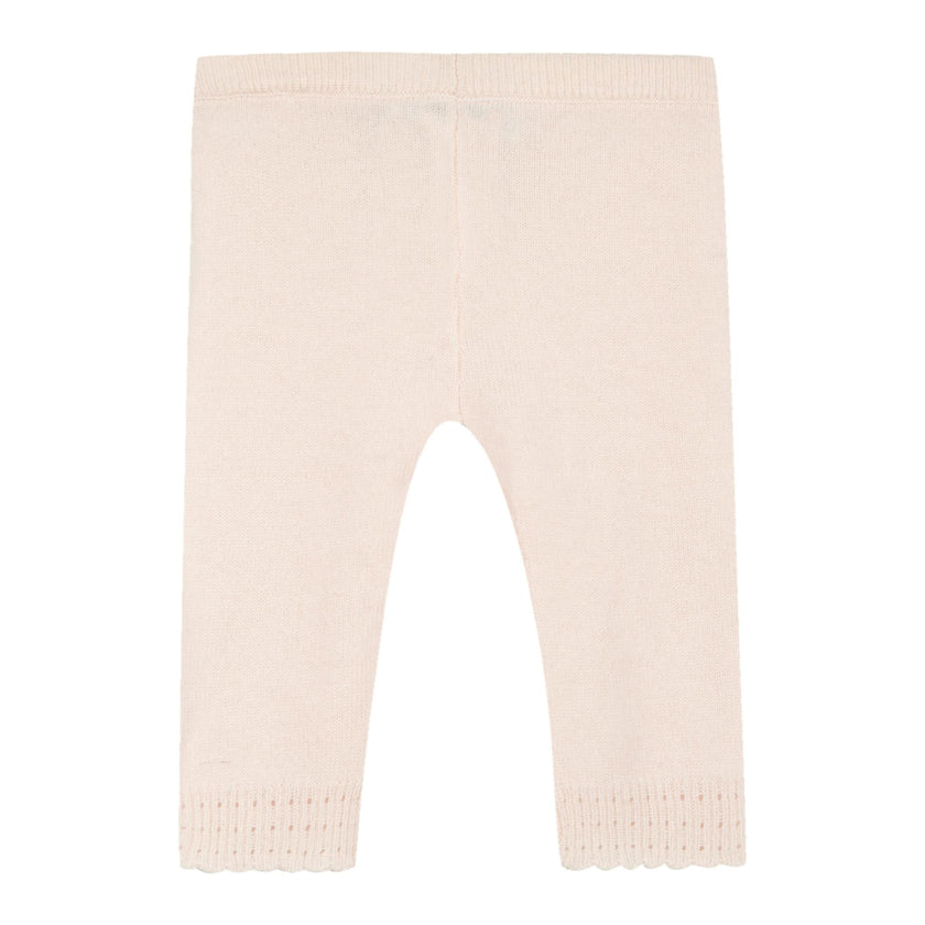 Light pink cashmere leggings