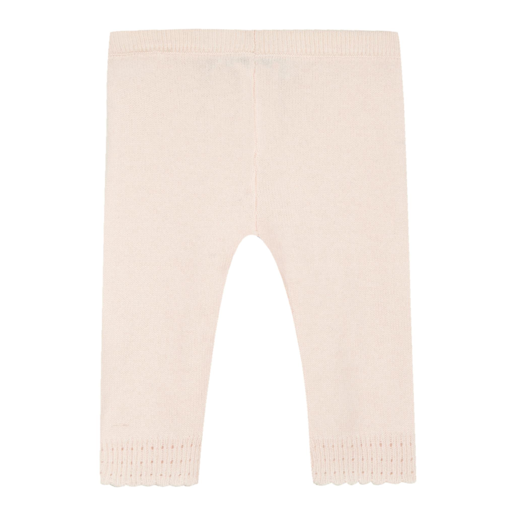 Light pink cashmere leggings