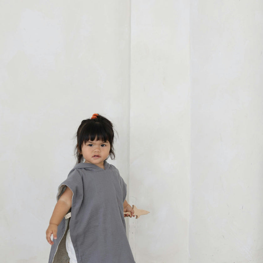 Reversible Hooded Poncho