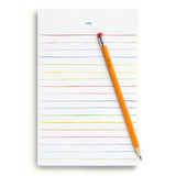 Multi-Striped Notepad
