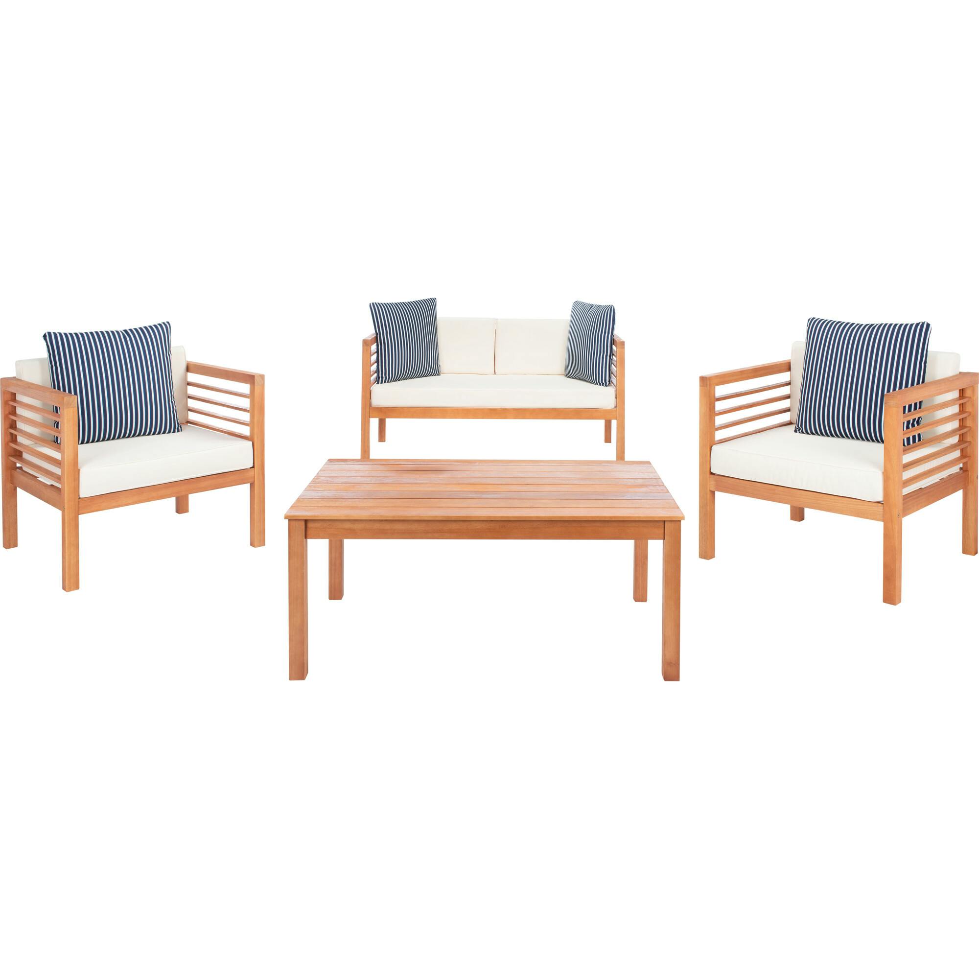 Alda Eucalyptus 4-Piece Outdoor Set