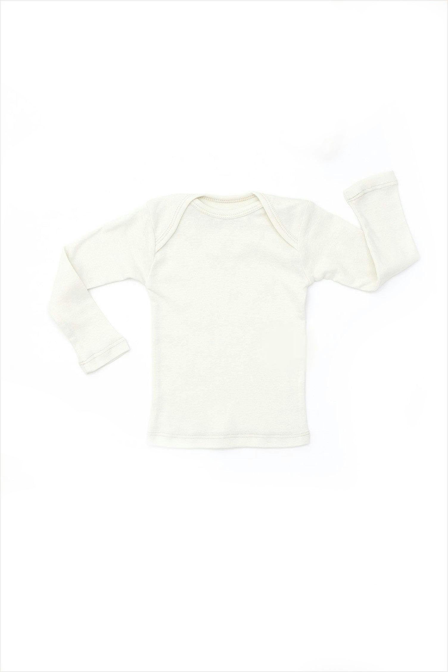 Lap Shoulder Tee Long Sleeve Charcoal