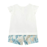 Floral Shorts and Baby T-Shirt Set