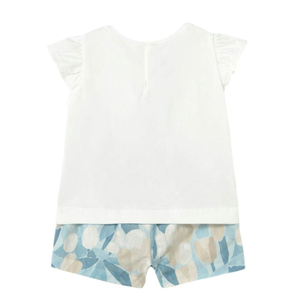 Floral Shorts and Baby T-Shirt Set