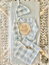 Sunday Picnic, Dusty Blue - Hospital Welcome Set