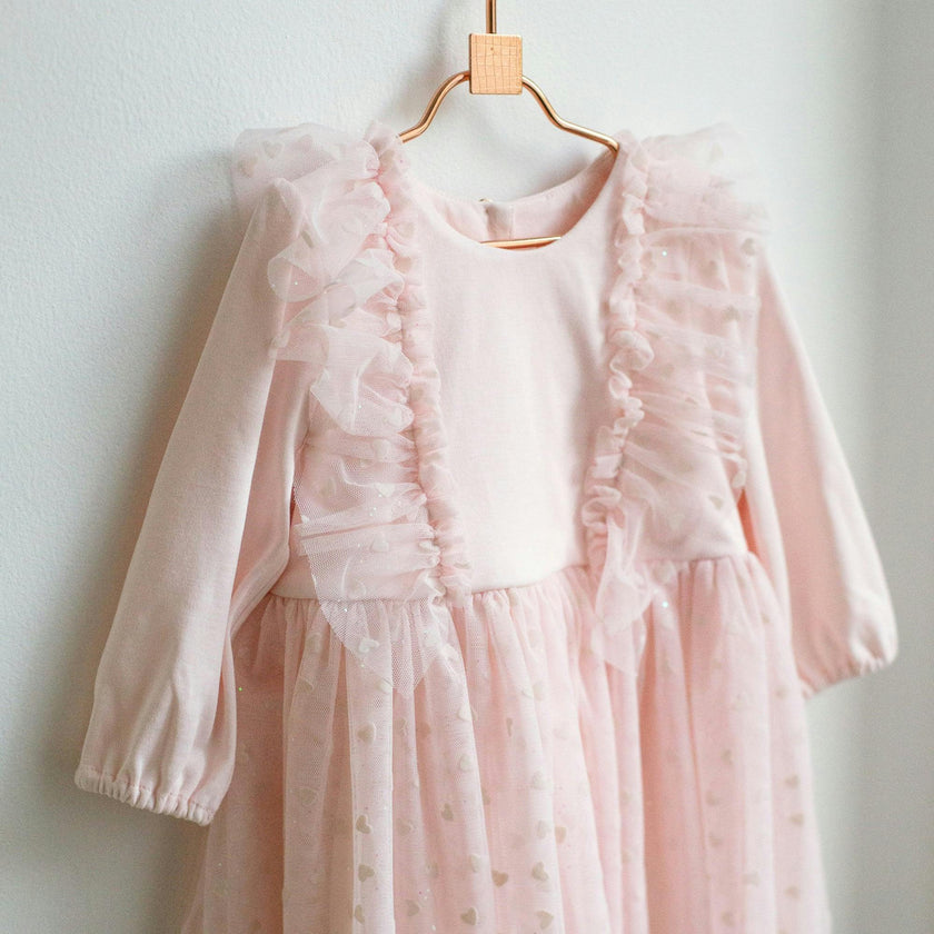 Pink Ruffle Ceremony Dress
