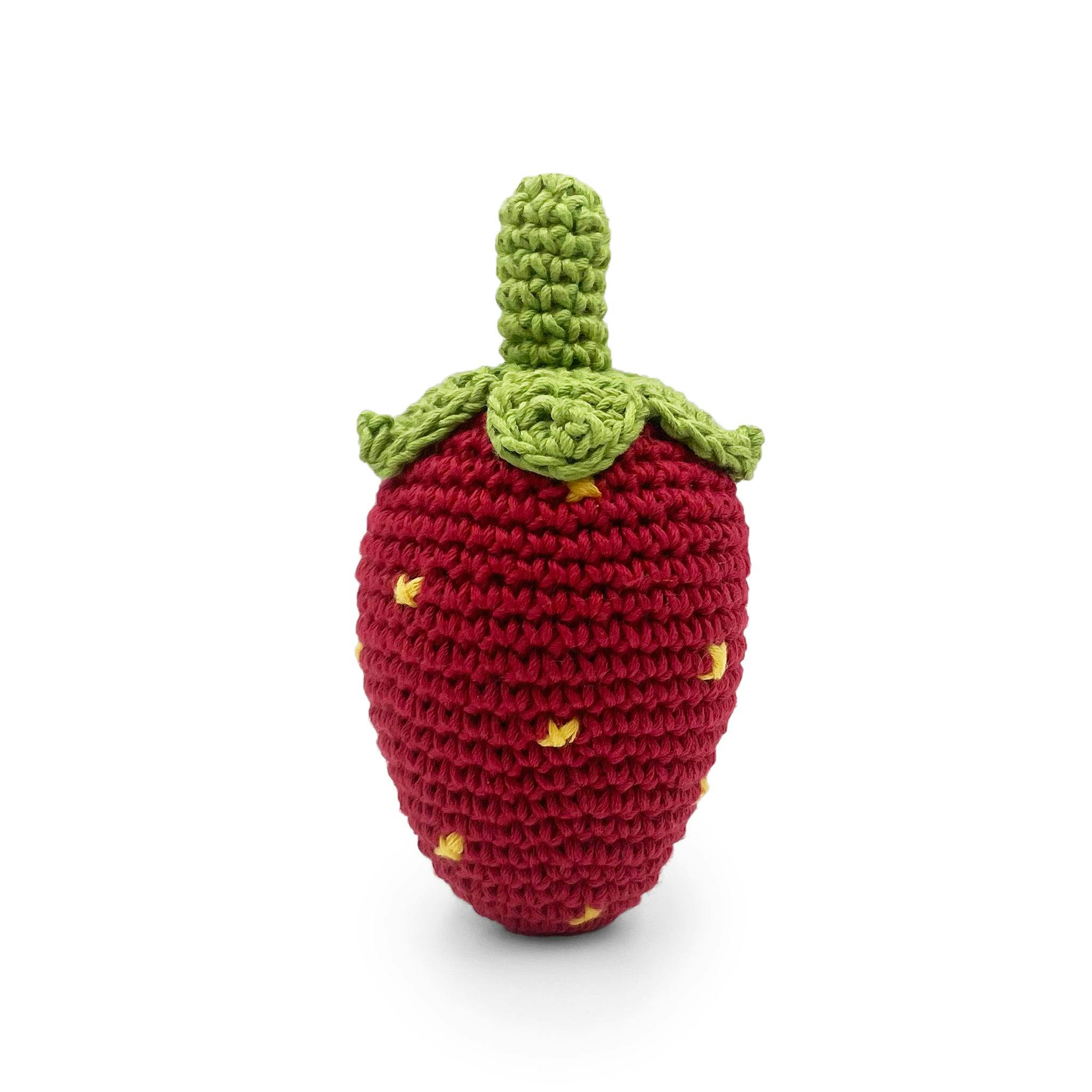 Pollination Gift Box 🐝 100% organic cotton crochet rattle, pulling toy and lovey