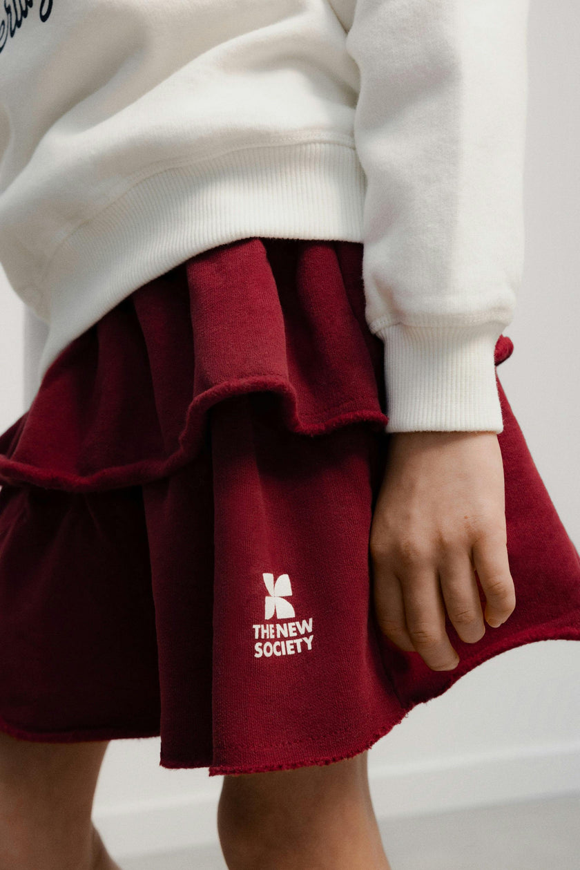 TNS Logo Skirt Rumba Red