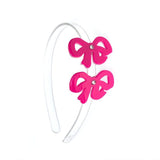 Bows Fancy Double Pink Headband