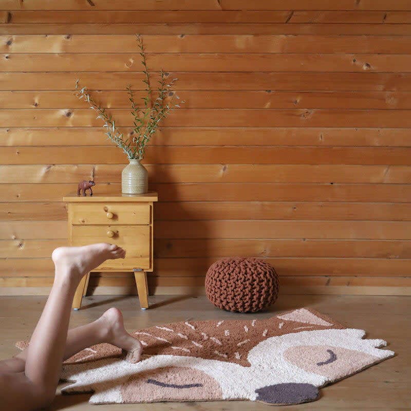 Non-Slip Back Hand-Tufted Rug