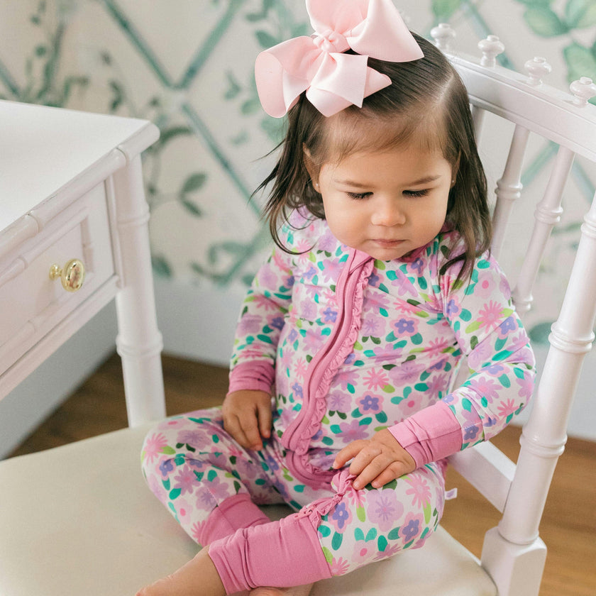 Emmie Bamboo Ruffle Romper