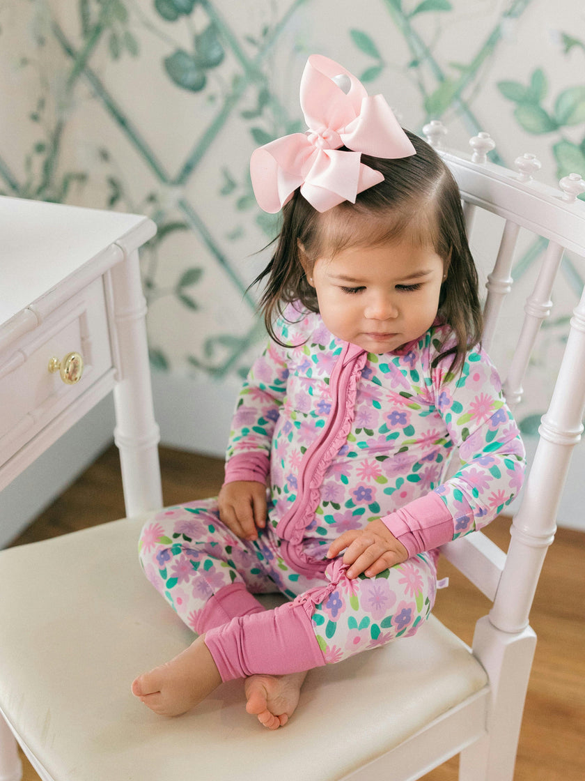 Emmie Bamboo Ruffle Romper