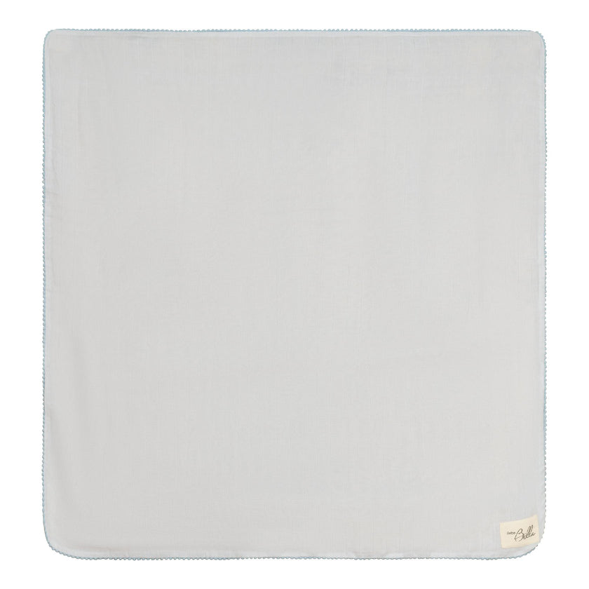Pom Trim Gauze Swaddle