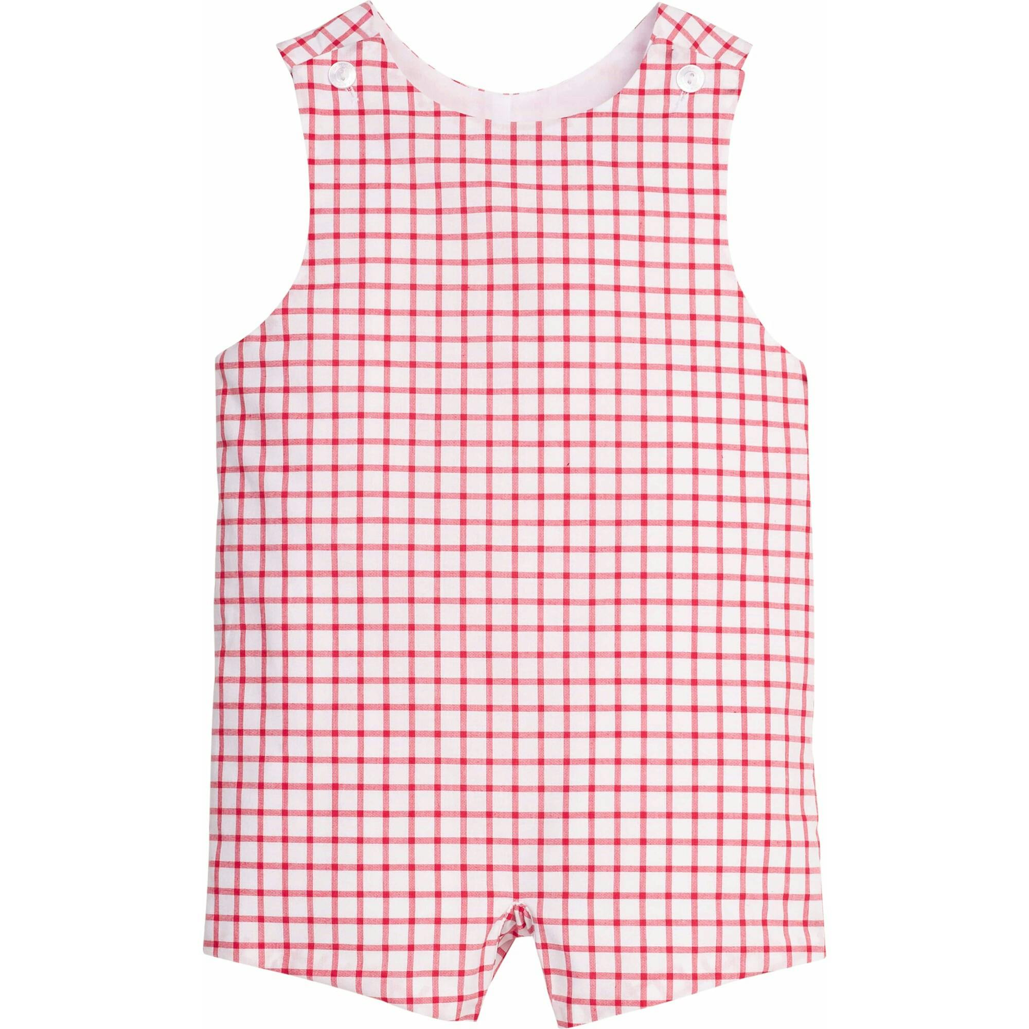 Vintage John John - Red Windowpane