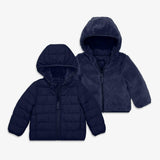 Baby reversible fleece puffer jacket
