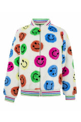 Rainbow Emoji Plush Coat