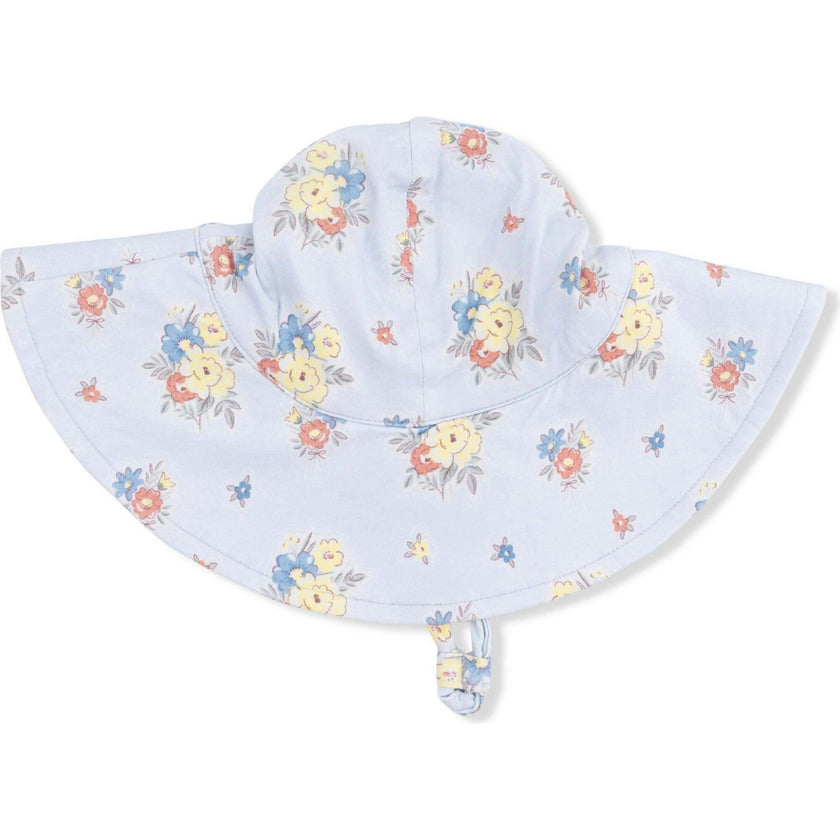 Country Stitch Floral - Wide Brim Sun Hat