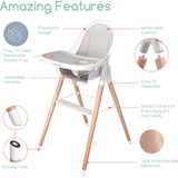 Children of Design 6 in 1 Deluxe High Chair with Cushion