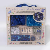 Blue DIY Beaded Scrunchie Kit