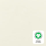 All-Stages Midi Crib Sheet in GOTS Certified Organic Brushed Cotton in Ivory