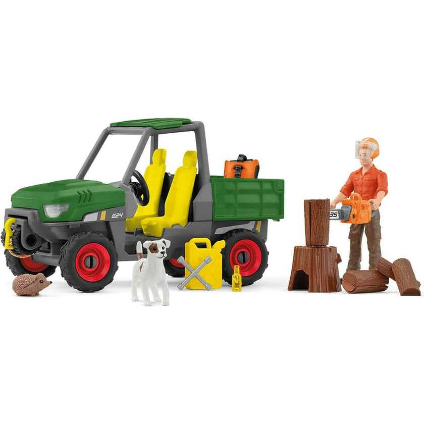 Schleich Farm World: Working In The Forest - Figurine Playset