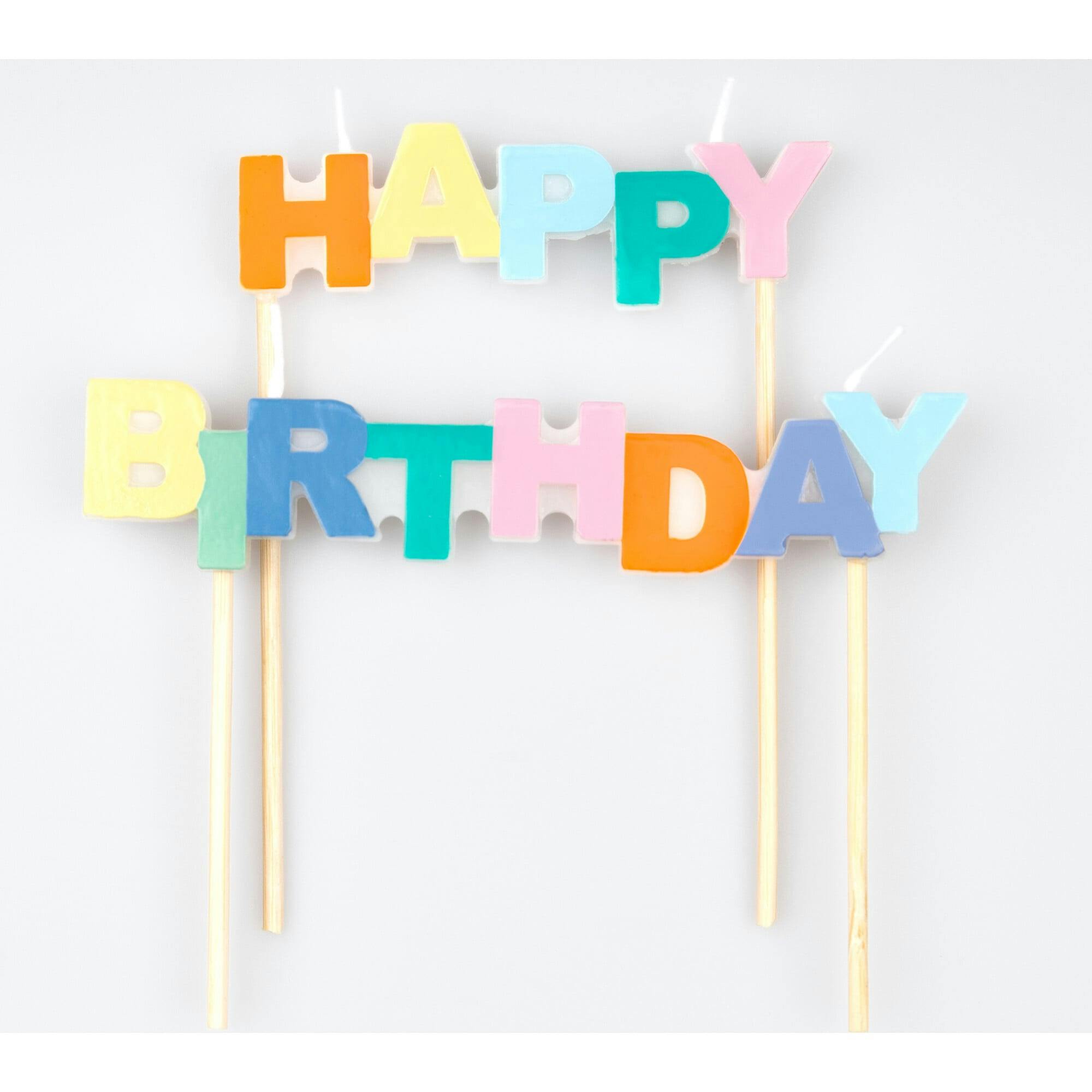 Happy Birthday Candles