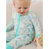 Rockin Bunny Bamboo Zipper Romper