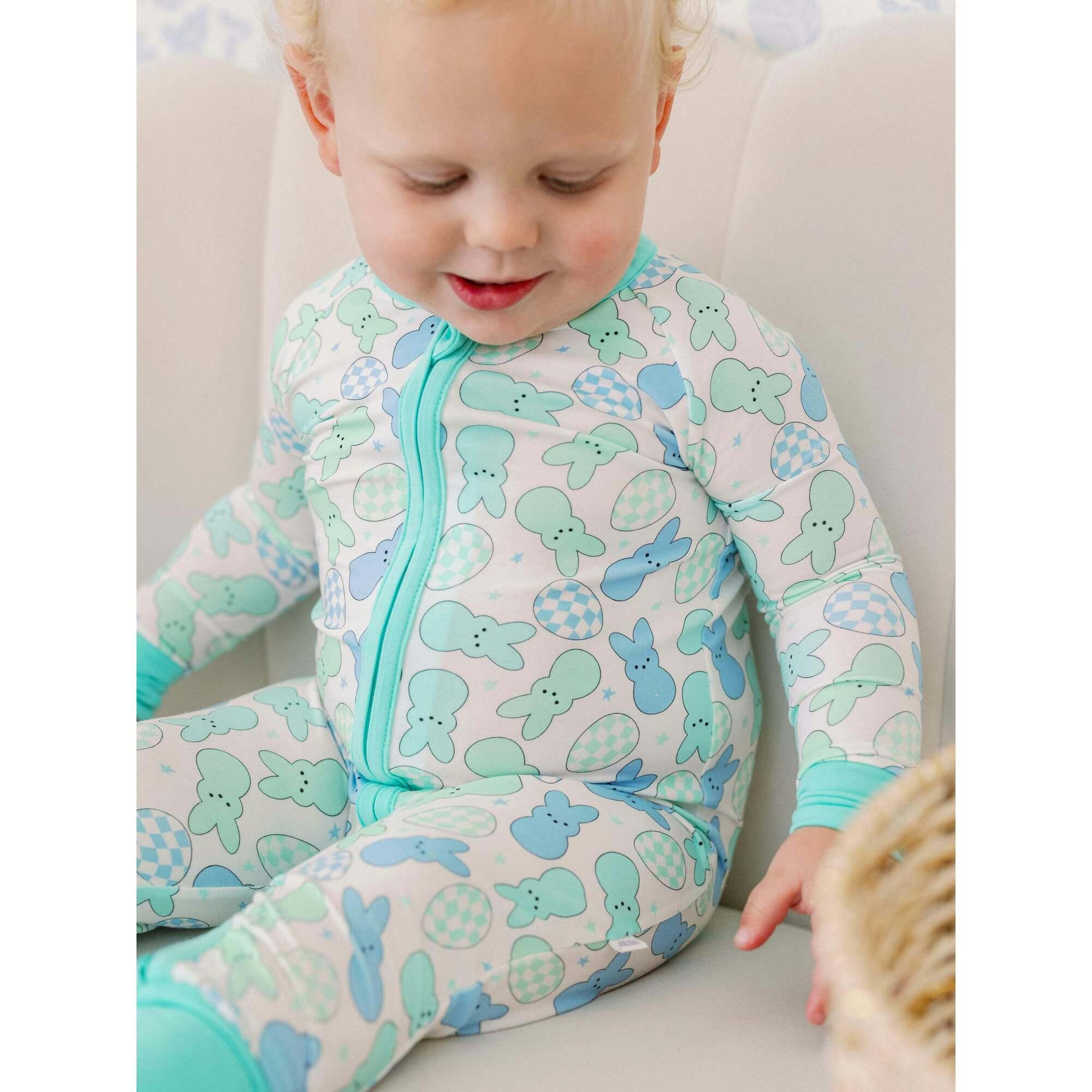 Rockin Bunny Bamboo Zipper Romper
