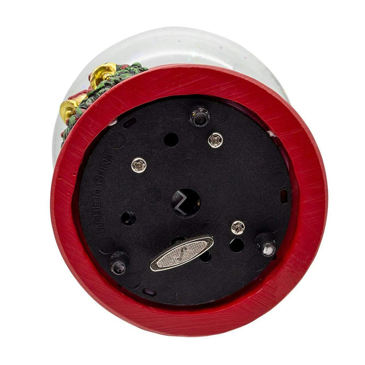 Kurt Adler 5-Inch Wind-Up Musical Snowman With Water Globe