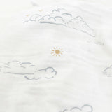 Cotton Muslin Swaddle Blanket - Partly Cloudy