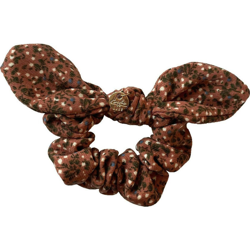 Elsie Printed Corduroy Scrunchie