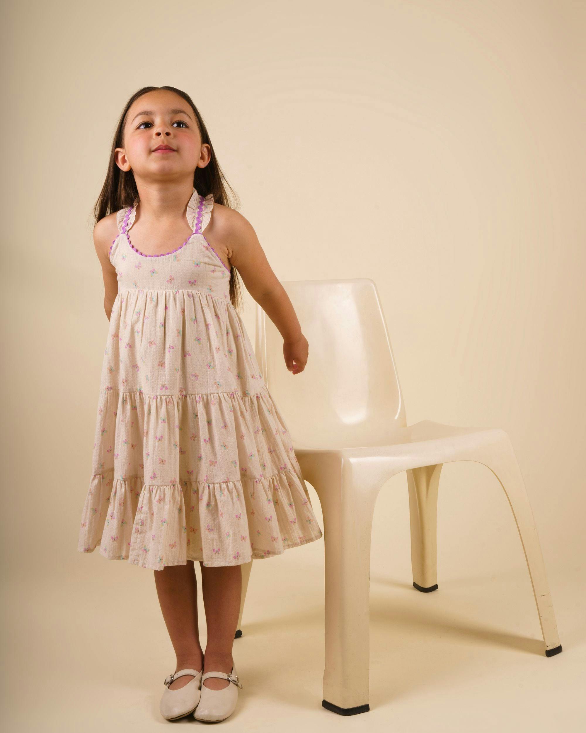 Laura Dress - Butterflies print