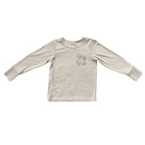 Boys Long Sleeve Tee in Big Bro in Desert