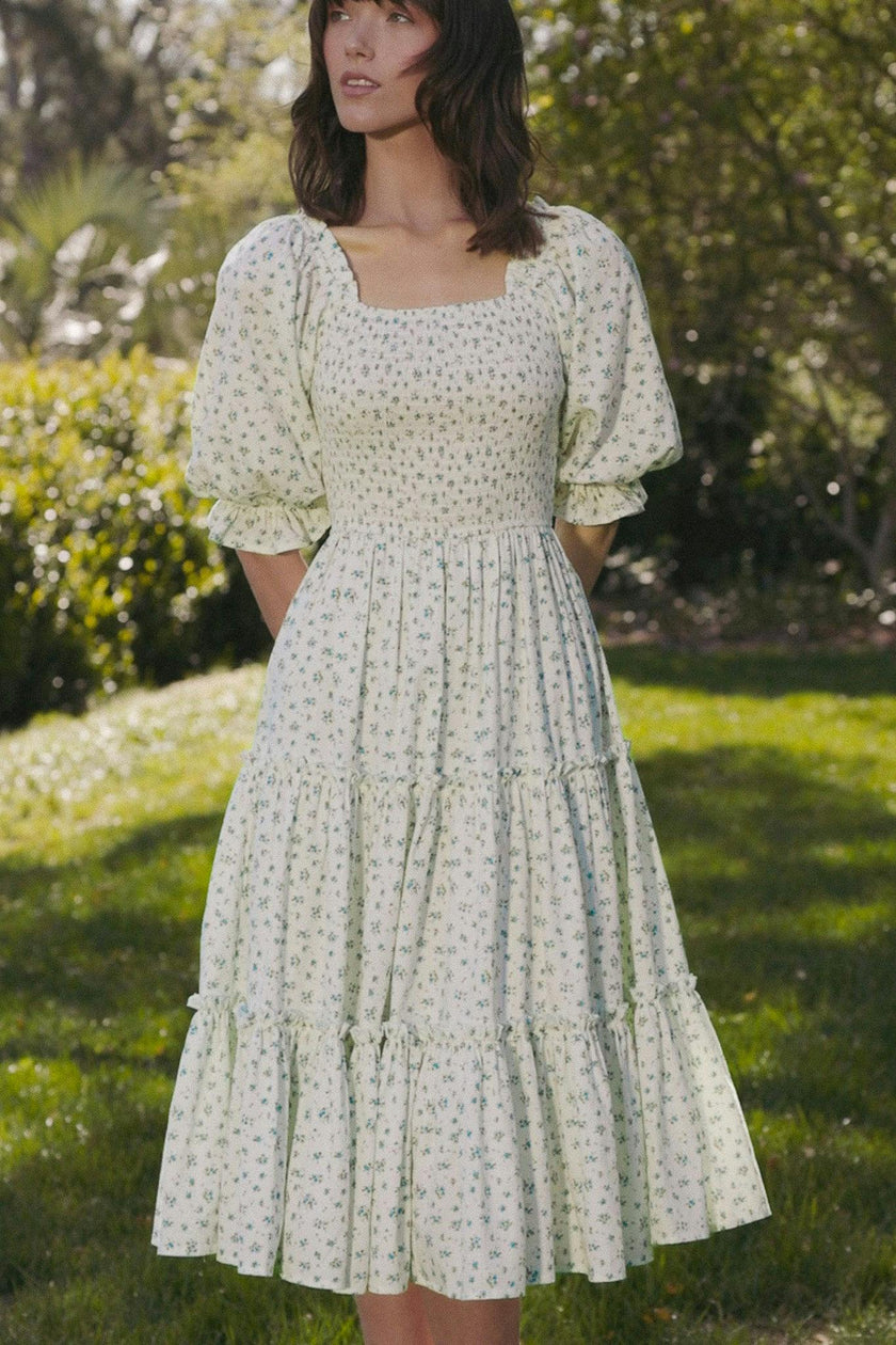 Madeline Dress in Blue