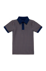gingham polo shirt