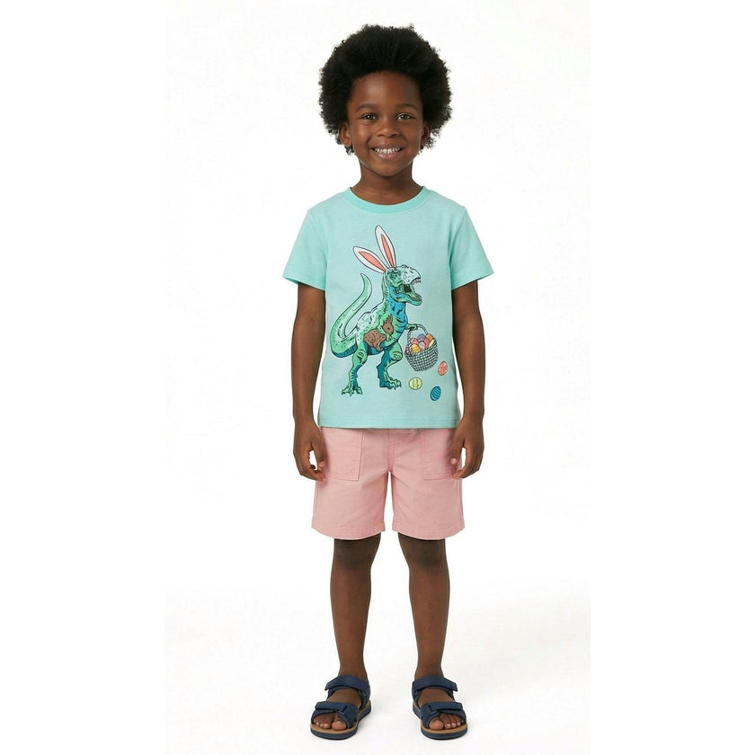 Boys Graphic Tee | Easter Dino