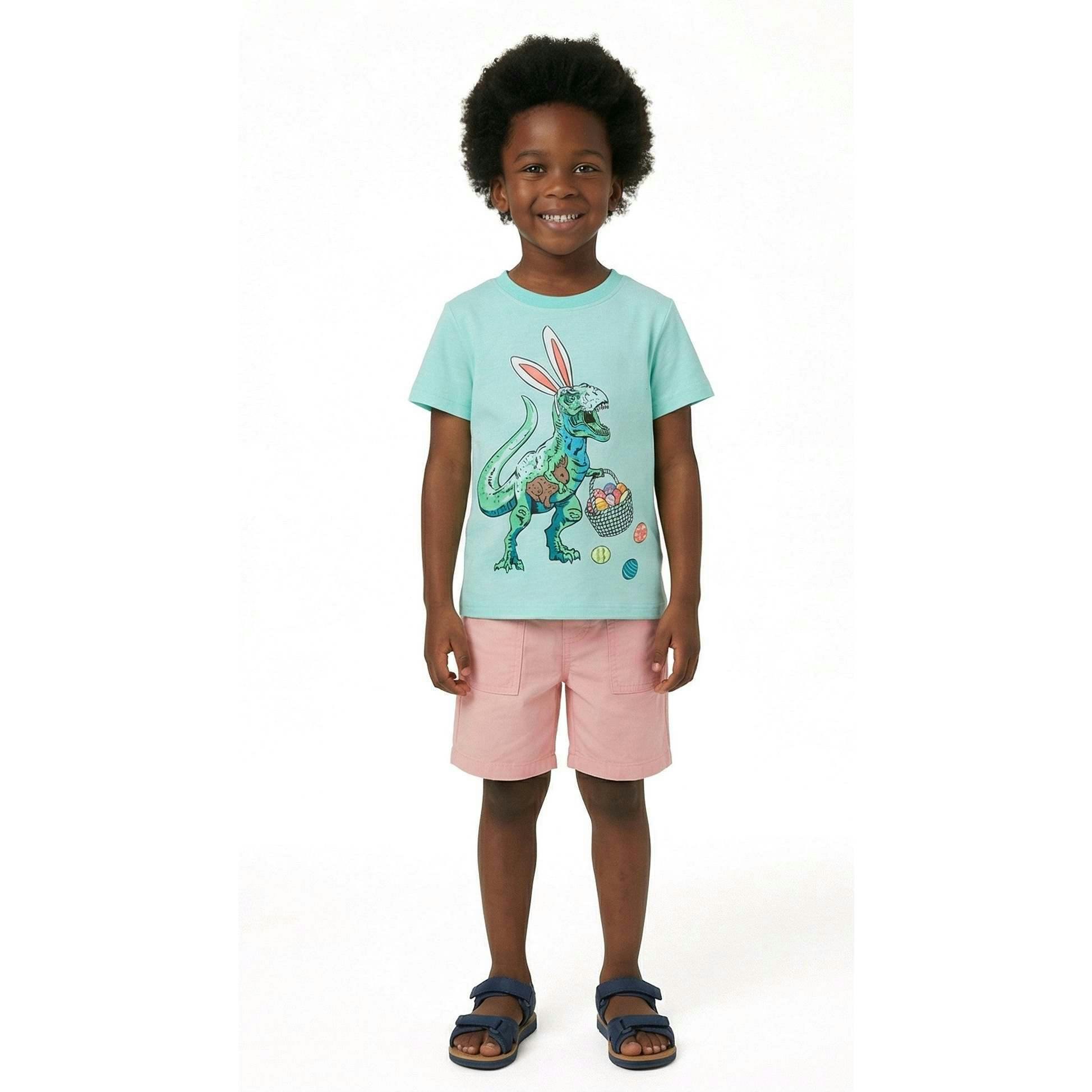 Boys Graphic Tee | Easter Dino