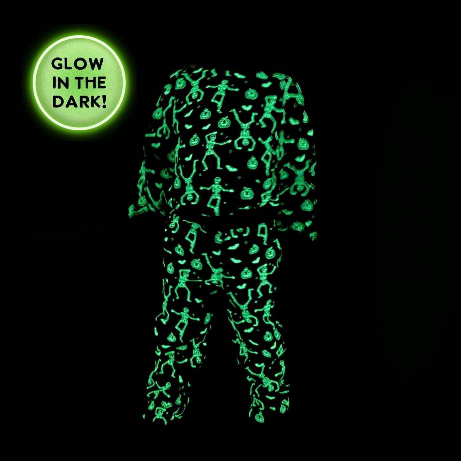 Glow In The Dark Silly Skelly Halloween Jogger