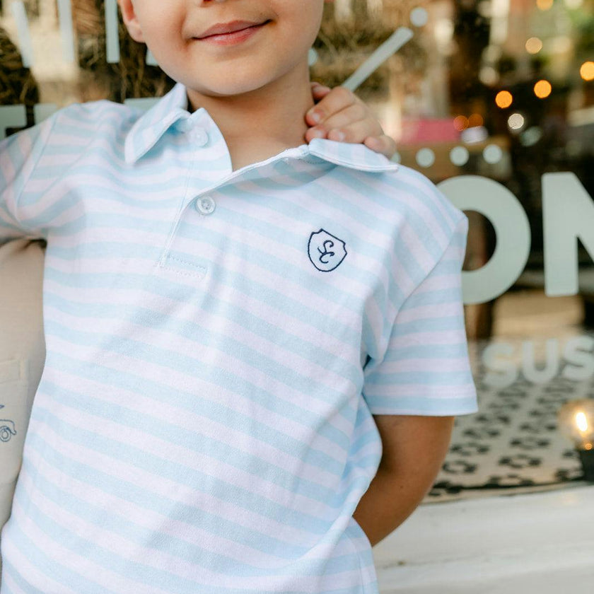 Archie Polo  - Ice Stripe