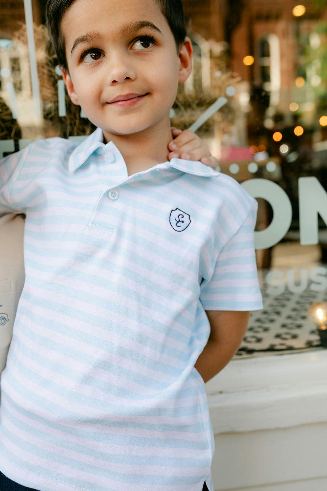 Archie Polo  - Ice Stripe