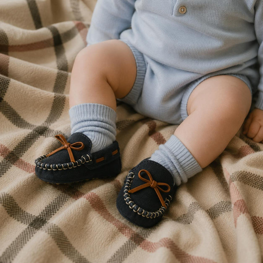 Baby Driver Loafer | Blue Suede