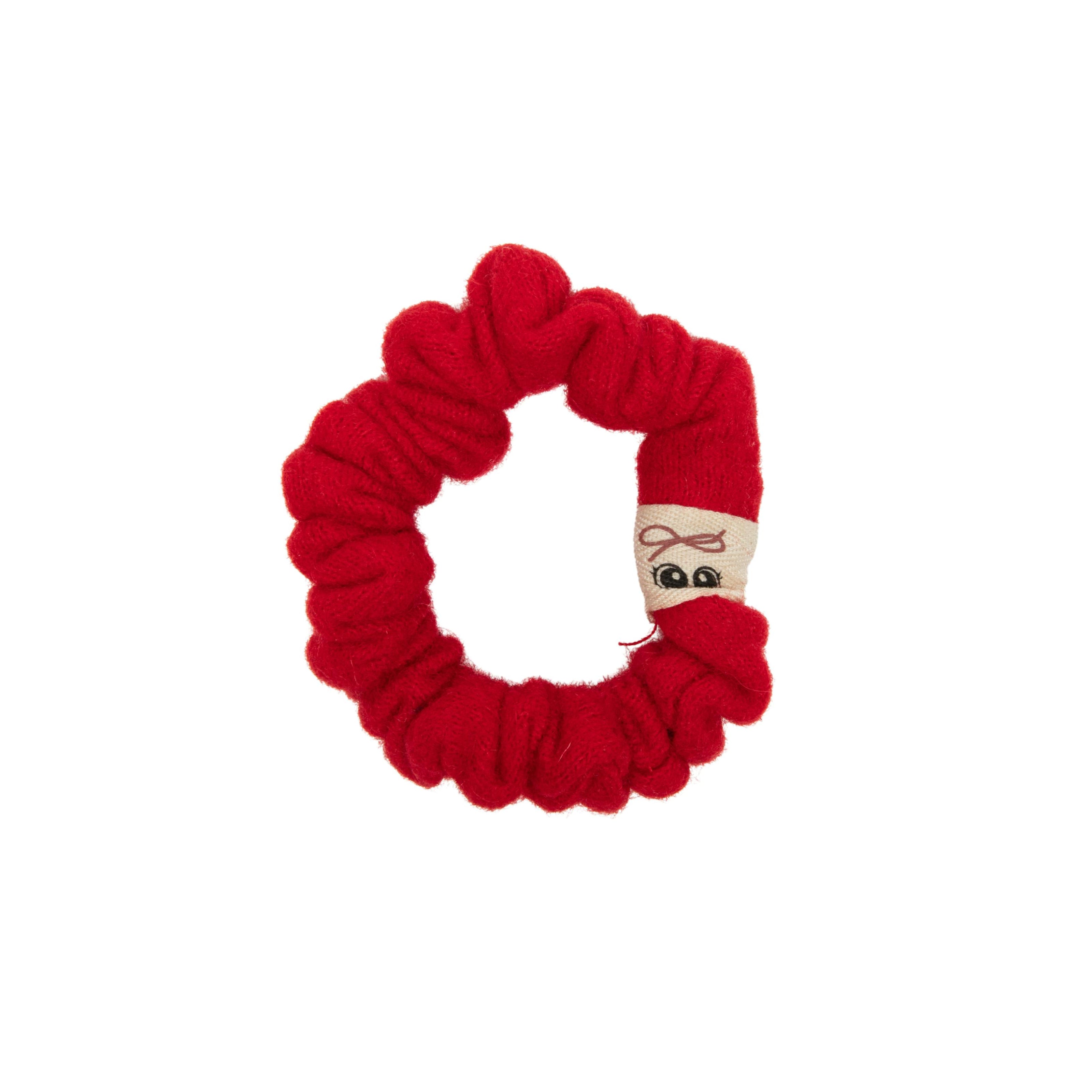 Brushed Wool Mini Scrunchy