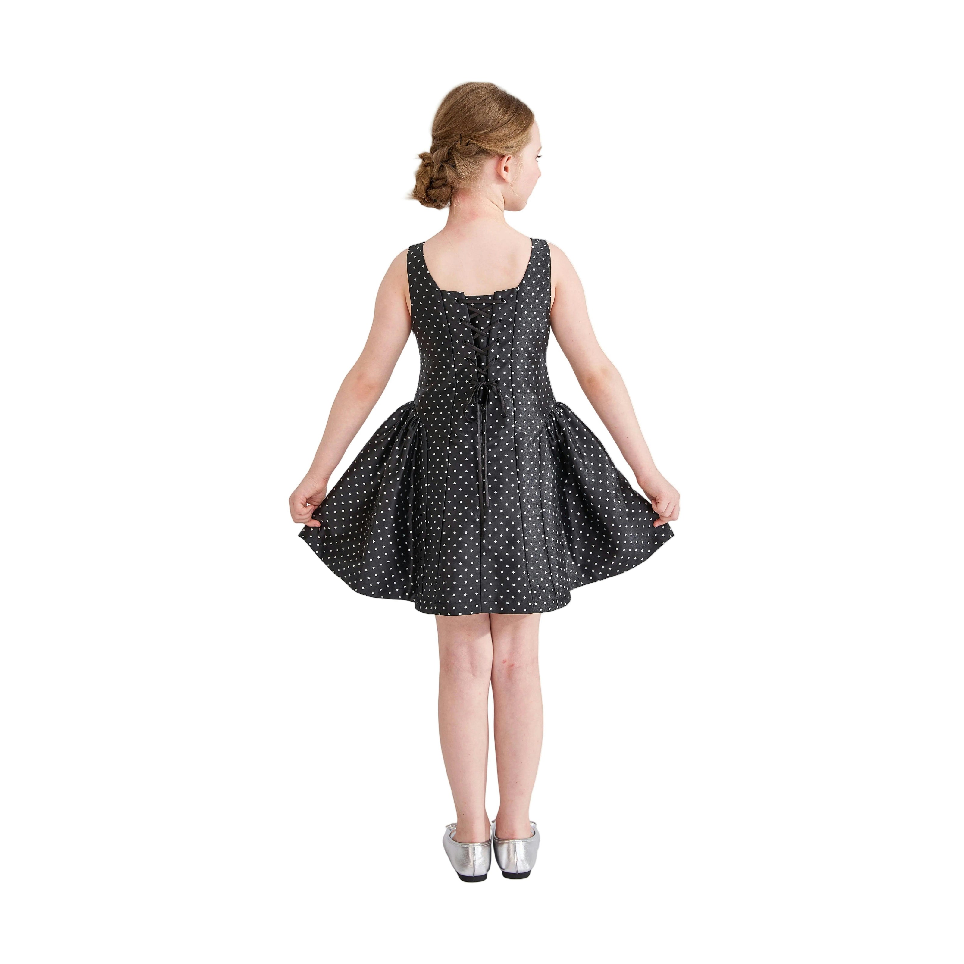 Black Vivienne Polka Dot Dress