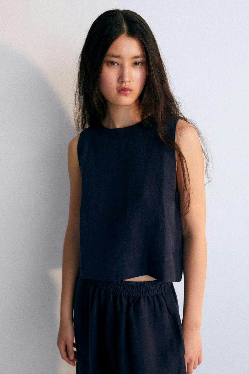 Hera Woman Top Navy